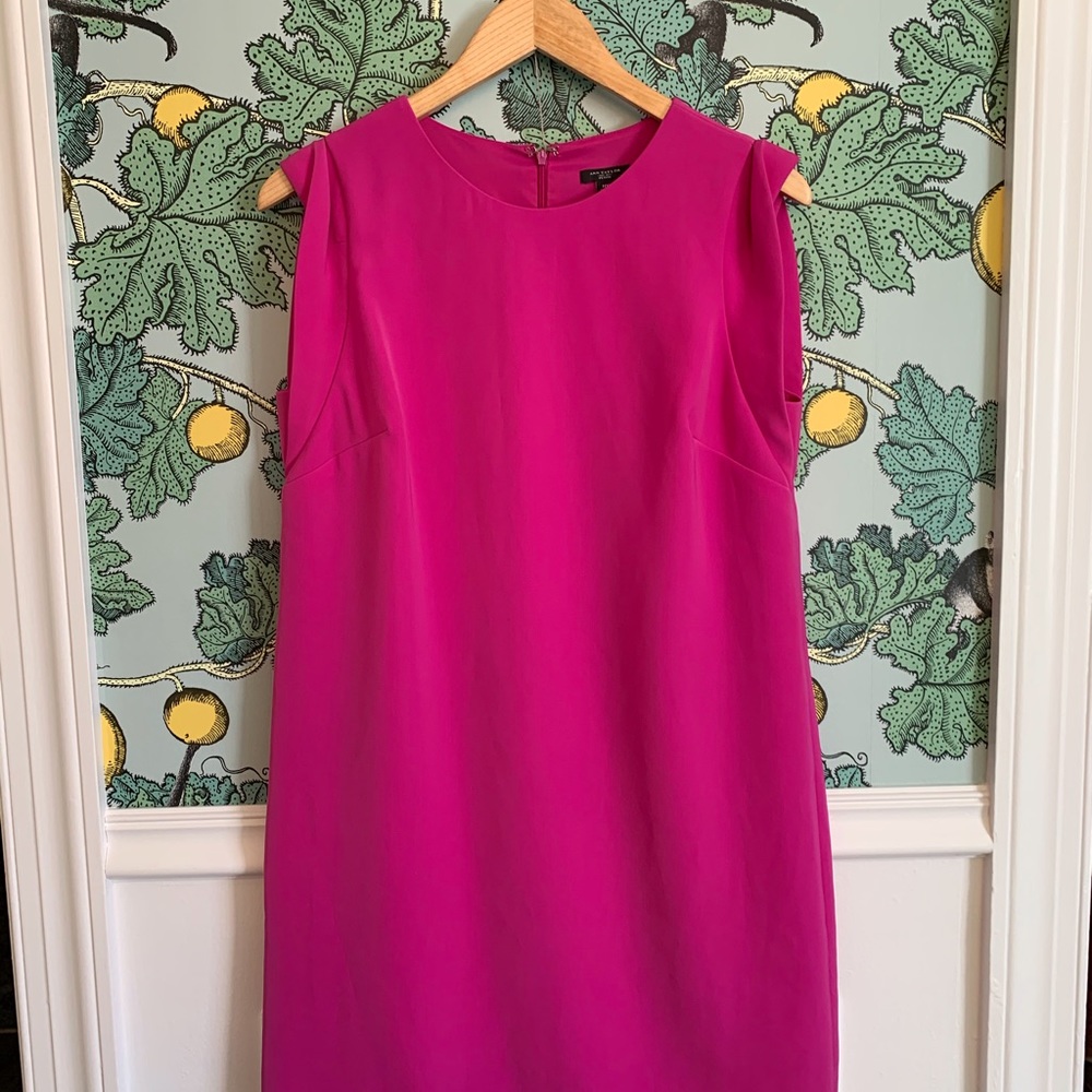 Hot Pink Shift Dress